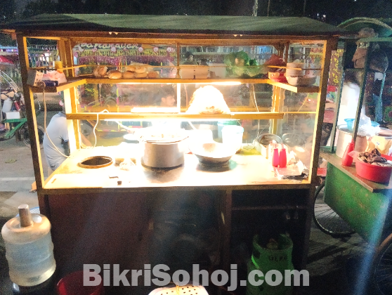 second hand food cart on sell ফুড কাড